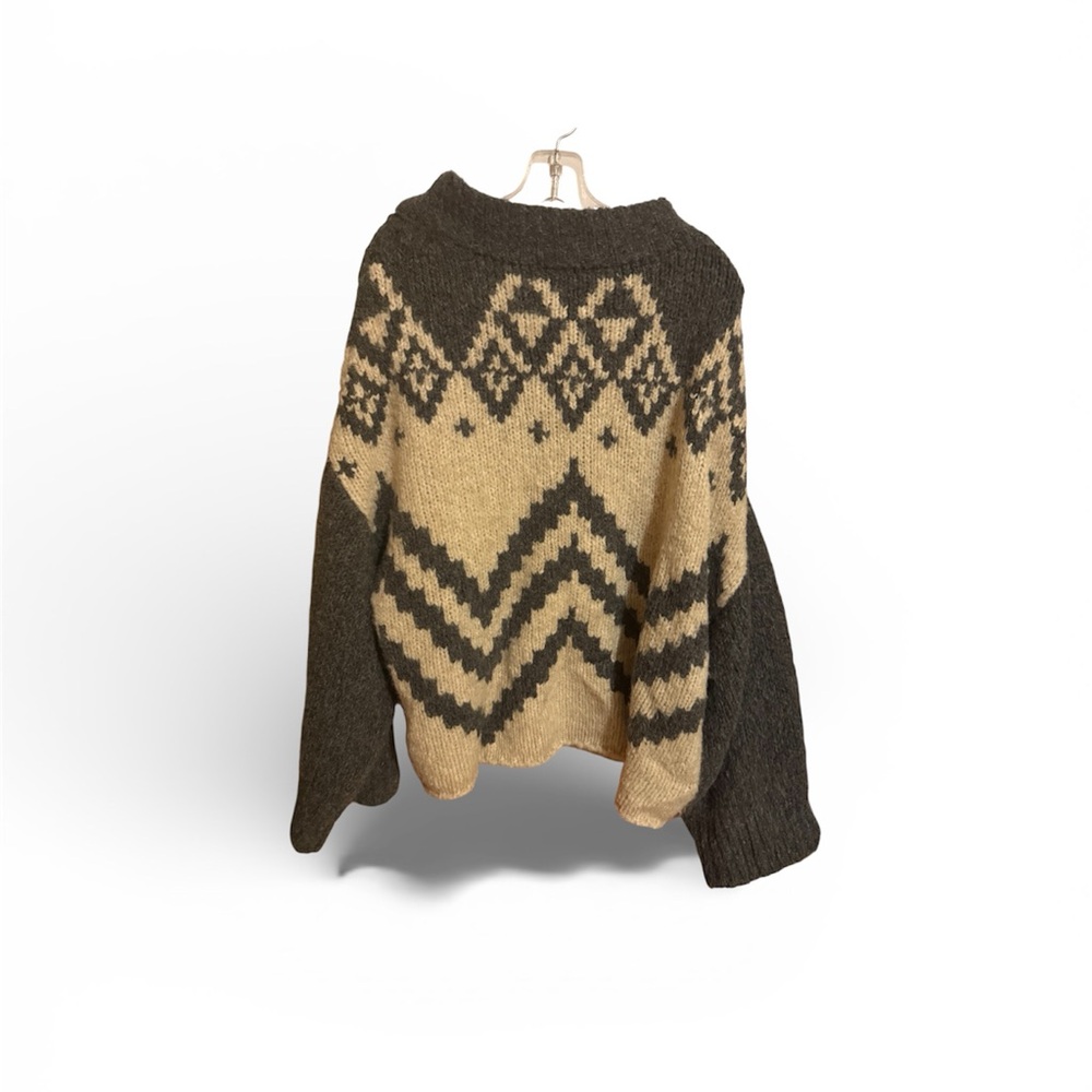 Free people Nordic rainbow sided Sweater oversized extra small ladies pullover